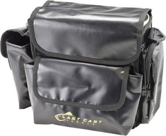 Nylon 3 Tube Fishing Tackle Bag – 6 Compartments & Comfortable Web Handle