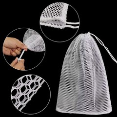 4 Pack Nylon Mesh Chum Bags 12×18 Inch Fishing Bait Attraction Bags