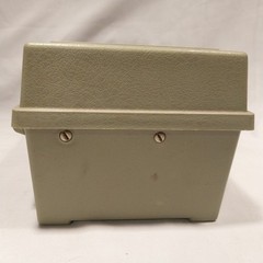 Vintage Plano Green Tan Tackle Box One Open Tray with 6 Compartments