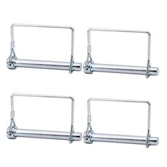 2 Pack 3/8×2-3/4in Trailer Coupler Pin, Heavy Duty Hitch Pin Towing Hitch Acc…