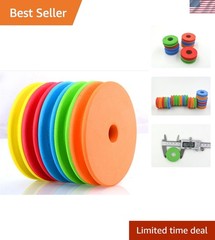 Lightweight Fishing Line Storage Spools – 36 EVA Foam for Rigs & Hooks (4.5cm)