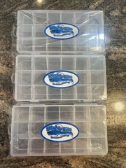 Mighty Bite Tackle Box 3 Pack- 18 compartment adj. 9″ x 4.5″ x 1.75″