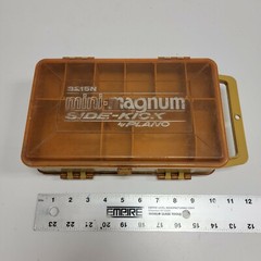 Plano Mini Magnum Side Kick Fishing Lure Tackle Box 3215N Double Sided