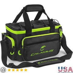 Fishing Tackle Storage Bag Waterproof 600D Polyester 3600 Box Capacity Pockets