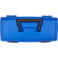 Lil Brute Fishing Tackle Box with Lift-Out Tray, Blue, 13 inches Long, Plastic