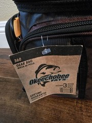 Okeechobee Fats 360 Gear Bag Fishing Tackle Storage Organizer Brown/Black NWT