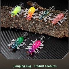 UV Glow Jumping Shrimp Squid Jig 5.5cm 8.9g EGI Style for Night Sea Angling