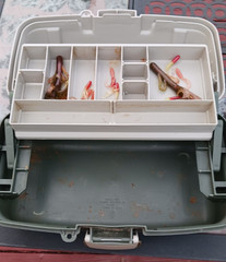 Plano Tackle Box Sturdy Plano Fish Lure Medium Tackle Box Plano 14 x 7 x 8 inch