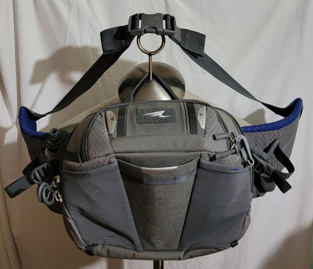 UMPQUA GREY WAIST/SHOULDER STRAPS POUCH FISHING OUTDOOR SPORT UTILITY BAG