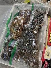 Massive Plano Tackle box Full Of Soft Plastic Fishing Lures Zoom Powerbait