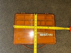 Magnum By Plano fishing Tackle Box Model single side Vintage with Dividers