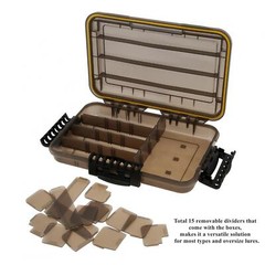 Adjustable Dividers Fishing Tackle Box,Translucent Plastic Fishing Lure Box