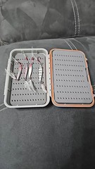 Waterproof Double-Sided Fishing Tackle Box Foam Tray Easy Grip Storage Case