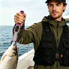 Saltwater Fishing Gear, Fish Gripper, Fish Lip Gripper With Weighing Function
