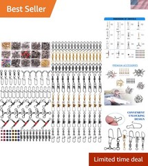High-Strength Fishing Swivels Kit – 14 Types for Freshwater & Saltwater Fishing