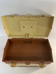 Vintage Plano 757 Fishing Tackle Box Top Storage With 4 Drawers Made In USA