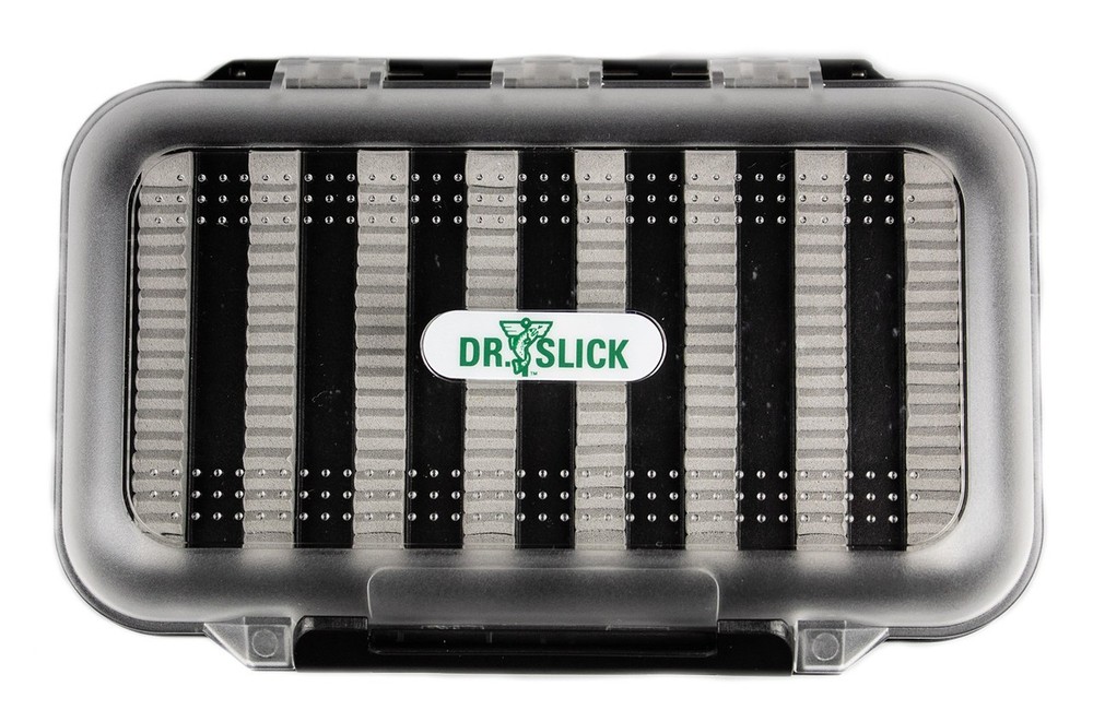Dr. Slick Shatter Proof DeWitt Plastic Fly Box Ripple Foam Insert – New