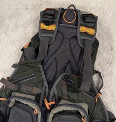 Fishing Tackle Backpack Vest Adjustable Outdoor Angler Gear Pack Multi Pocket