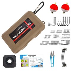 Mini Survival Fishing Kit Small Emergency Fishing Tackle Box Pocket Outdoor