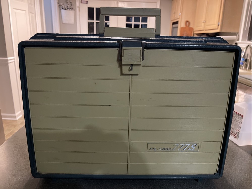Ultra Rare VINTAGE PLANO 777S GIANT FISHING TACKLE BOX 5 Drawer