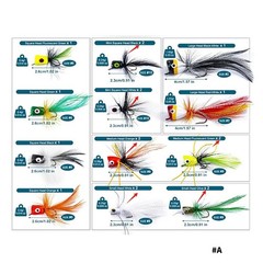 Casting Fly Set with Feather Tail and Single Hook Build for Fly Use