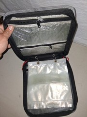 Shimano Fishing Tackle Binder Lure Storage Bag with Clear Sleeves