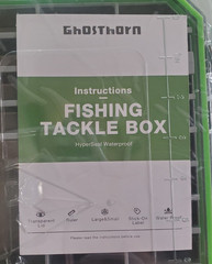 Fishing Tackle Box Waterproof Tackle Trays Green/ Gray Lot of 2