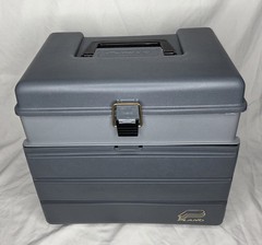 Vintage PLANO 1233 Fishing Tackle Box W/ No Storage Trays