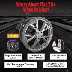 Ford Tire Pressure Monitoring System Sensor 315MHZ Programmed TPMS Sensor wit…