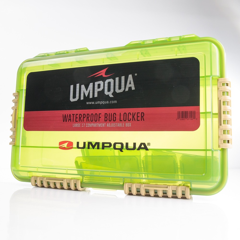 Umpqua Bug Locker Waterproof Boat Box – Large – Olive – Free Shipping Options