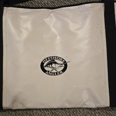 Offshore Angler Fish Bag White with Black Strap