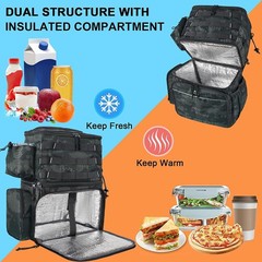 MATEIN Fishing Backpack, Tackle Storage Bag with Rod Holders & Cooler | Water…