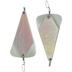 9 Inch Triangular Trolling Flasher Paddle ABS with Glow Stickers