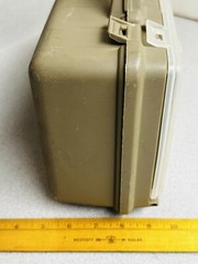 Lid Locker Fishing Tackle Box Tiered With Dividers And Handle Vintage