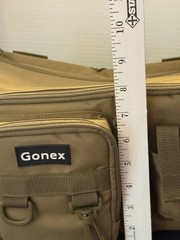 Gonex Fishing Tackle Bag, Water-Resistant Polyester Material