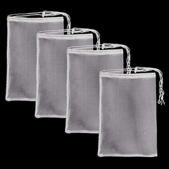 4 Pieces Premium Nylon Mesh Chum Bag for Enhanced Fishing Attraction 12 x18 i…