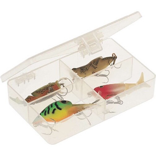 NEW PLANO 3448-40 FISHING POCKET STOWAWAY 4 COMPARTMENTS STORAGE BOX