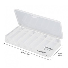 Double Side 14 Compartments Fishing Lure Box, Multi-function Fishing Tackle Box