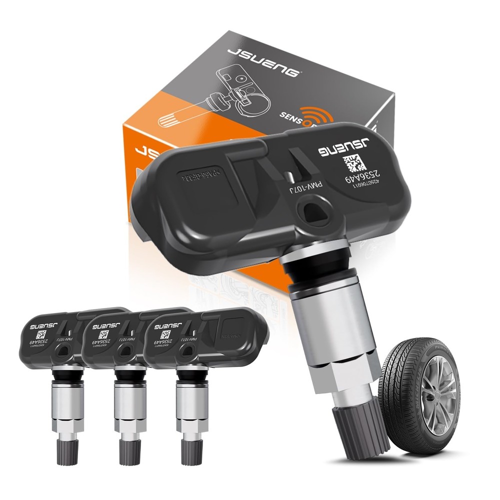 TPMS Sensor, Set of 4 Tire Pressure Monitoring System Sensor fit for Toyota C…