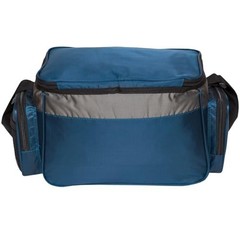 Tackle Storage Bag Polyester Zipper Pockets Adjustable Shoulder Strap Deepwater