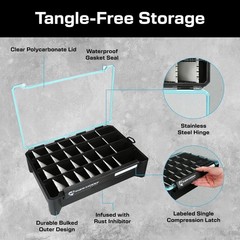 Evolution Fishing BallistiX HANGR 3.7D Deep Tackle Tray Waterproof 3700 Box
