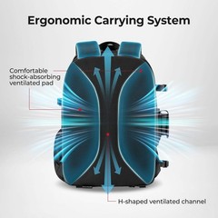 Fishing Tackle Backpack with Rod Gear Holder, Lightweight Outdoor Water-Resi…