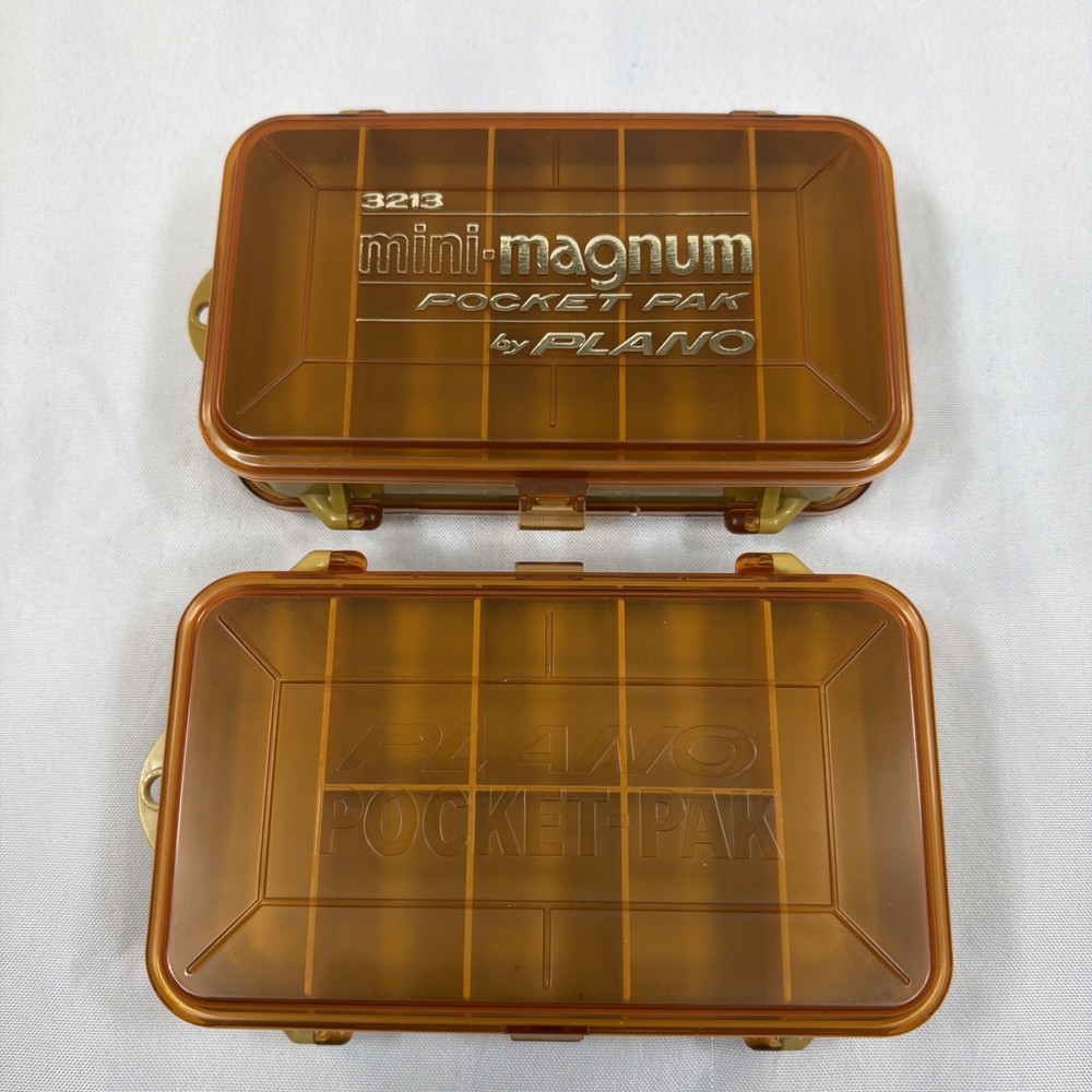 2 Plano Mini-Magnum Pocket Pak Tackle Boxes
