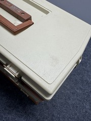 Vintage Plano 757 Tackle Box Fishing Storage Brown/Tan Made In USA 4 Drawers