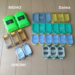 Daiwa MEIHO HIROMI Small Item Case Set of 12 for Bulk Japan