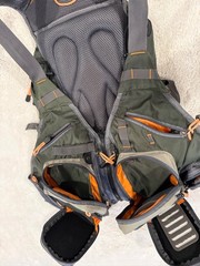 Fishing Tackle Backpack Vest Adjustable Outdoor Angler Gear Pack Multi Pocket