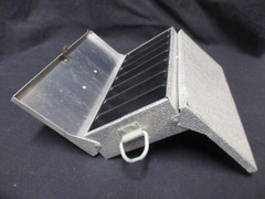 Vintage UMCO Model 10 Aluminum Double Sided Tackle Box Fishing Lure Storage USA