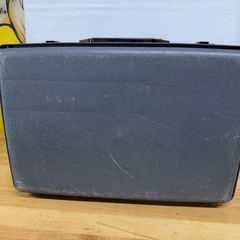 PLANO Over and Under Black/Gray Fishing Tackle Box 16″ x 11″ x 7″- W/Lures