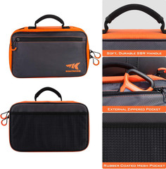 Fishing Tackle Storage Bag Waterproof Nylon 13.4x9x4 Inches for Freshwater