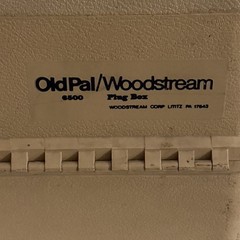 Old Pal Woodstream Tackle PLUG Box 6500 Bass Boss Vtg Solid But Dirty LOOK